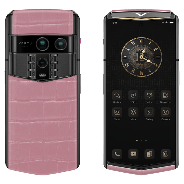  Vertu Agent Q Black Premium Set Single Gold Accent Sakura Pink Alli 1TB 