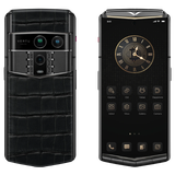 Vertu Agent Q Alligator Single Gold Diamond Collector's Edition Iron Black 1TB 