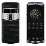  Vertu Agent Q Alligator Silver Full Diamond Collector's Edition Radiant Iron Black Alli 1TB 