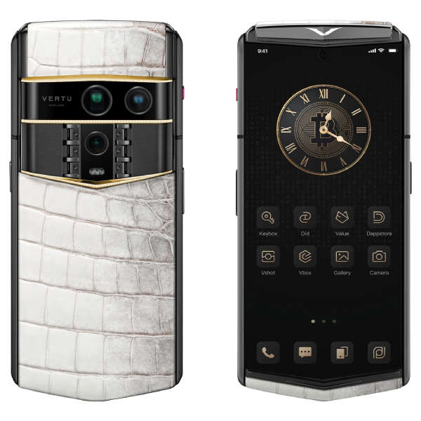  Vertu Agent Q Himalaya Alligator Tri Gold Diamond Collector's Edition 1TB 