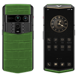  Vertu Agent Q Black Premium Set Single Gold Accent Bamboo Green Alli 1TB 