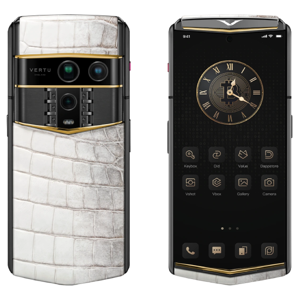  Vertu Agent Q Himalaya Alligator Quint Gold Accent Collector's Edition 1TB 