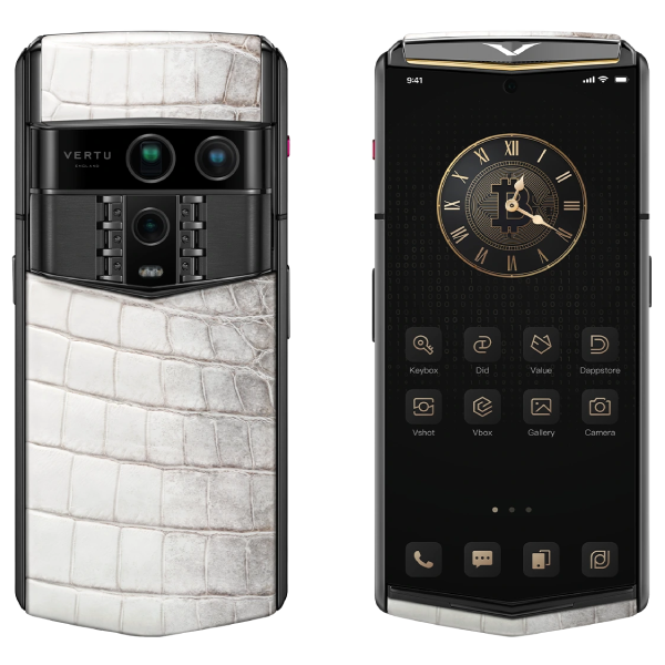  Vertu Agent Q Himalaya Alligator Single Gold Accent Collector's Edition 1TB 