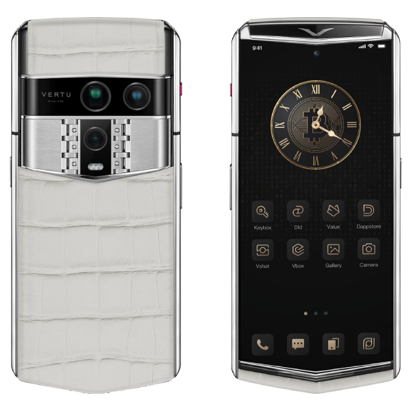  Vertu Agent Q Silver Advanced Set Glacier White Alli 1TB 