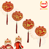  KHÁNH THỎI TIỀN TREO PHÚC LỘC THỌ CHỮ THƯ PHÁP CAO CẤP TRANG TRÍ TẾT 