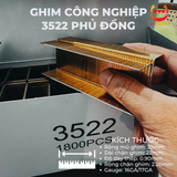  ĐINH GHIM U CÔNG NGHIỆP 3522 PHỦ ĐỒNG NHẬP KHẨU CHÍNH NGẠCH | GHIM THÙNG SẦU RIÊNG TRÁI CÂY XUẤT KHẨU VGS 