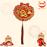  KHÁNH THỎI TIỀN TREO PHÚC LỘC THỌ CHỮ THƯ PHÁP CAO CẤP TRANG TRÍ TẾT 