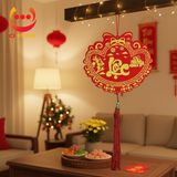  KHÁNH THỎI TIỀN TREO PHÚC LỘC THỌ CHỮ THƯ PHÁP CAO CẤP TRANG TRÍ TẾT 