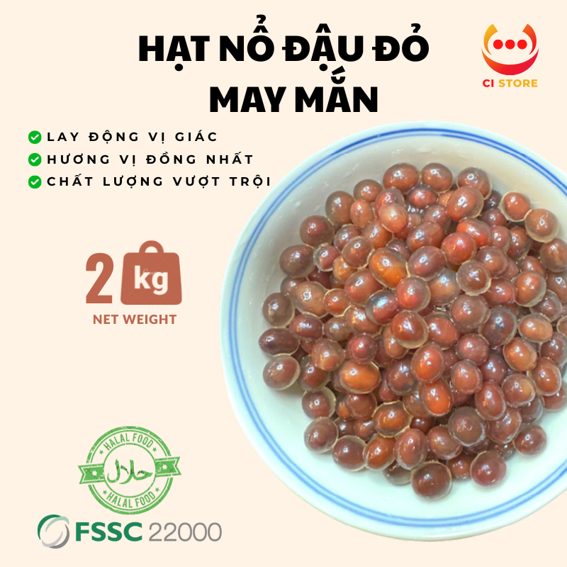  HẠT NỔ ĐẬU ĐỎ MAY MẮN | THẠCH TOPPING TRÀ SỮA TRÀ TRÁI CÂY MẬT ONG VGS 