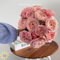 Bó hoa hồng tươi Be Mine hoa cưới thanh lịch cho cô dâu