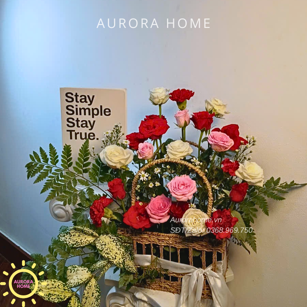 Giỏ hoa tươi True Love