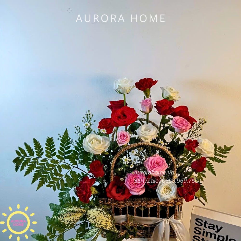 Giỏ hoa tươi True Love