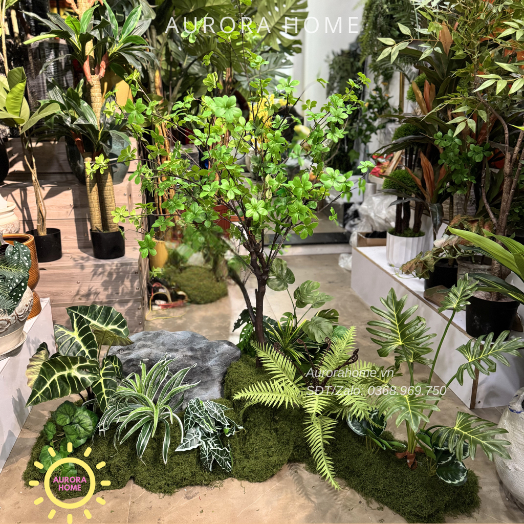 Tiểu cảnh cây giả trang trí Mini Meadow 3