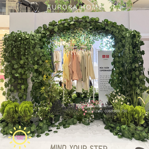 Cổng hoa tiểu cảnh rừng hoa thiên nhiên trang trí Dreamy 2