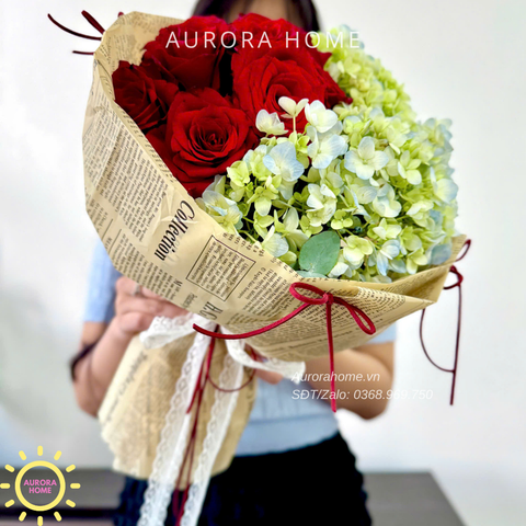 Bó hoa tươi Rosy Muse món quà ý nghĩa