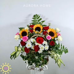 Giỏ hoa tươi Summer Radiance - Vẻ Đẹp Mùa Hè