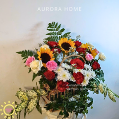 Giỏ hoa tươi Summer Radiance - Vẻ Đẹp Mùa Hè