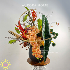 Bình hoa giả lớn trang trí đại sảnh Harmonia Tropica