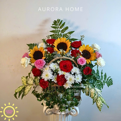 Giỏ hoa tươi Summer Radiance - Vẻ Đẹp Mùa Hè
