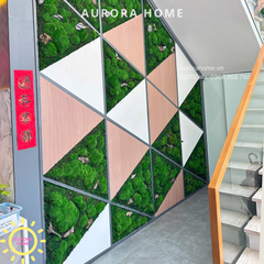 Tường rêu bảo tồn nhiệt đới trang trí đại sảnh - Văn phòng, showroom