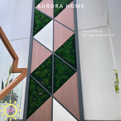 Tường rêu bảo tồn nhiệt đới trang trí đại sảnh - Văn phòng, showroom