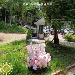 Dịch vụ trang trí - Tiểu cảnh hoa lụa trang trí - Trọn gói
