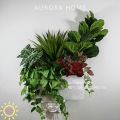 Bồn cây xanh decor trang trí (Mẫu 25)