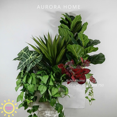 Bồn cây xanh decor trang trí (Mẫu 25)