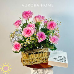 Giỏ hoa tươi Pink Whisper – Lời Thì Thầm Ngọt Ngào