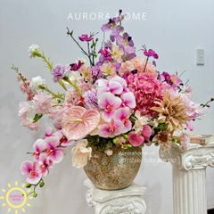 Bình hoa lụa giả cao cấp ELI