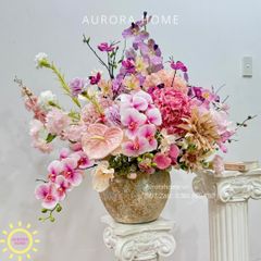 Bình hoa lụa giả cao cấp ELI