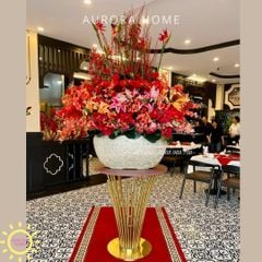 Bình hoa đại sảnh Phúc An Khang trang trí Tết