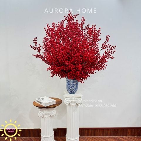 Bình hoa đông đào đại sảnh trang trí Tết (Mẫu 1)