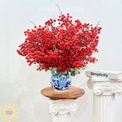 Bình hoa đông đào trang trí Tết (Mẫu 8)