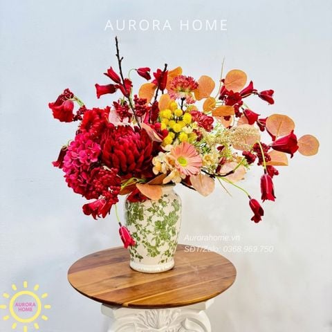 Bình hoa lụa để bàn Jimakita