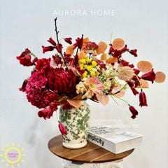 Bình hoa lụa để bàn Jimakita