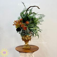 Bình hoa lụa để bàn Demanio