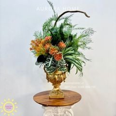 Bình hoa lụa để bàn Demanio