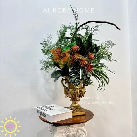 Bình hoa lụa để bàn Demanio