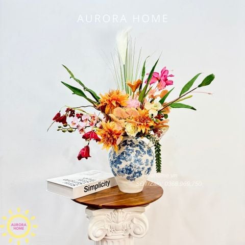 Bình hoa lụa để bàn Hana Kimana