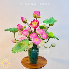 Bình hoa sen xinh đẹp Mộng Tĩnh cao cấp