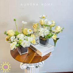 Lọ hoa giả mini để bàn Detiona xinh xắn