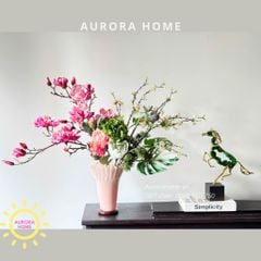 Bình hoa lụa cao cấp phong cách hiện đại Lili Tano