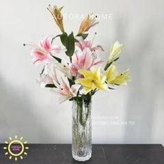 Bình hoa Ly giả nghệ thuật Lily Cute