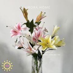 Bình hoa Ly giả nghệ thuật Lily Cute