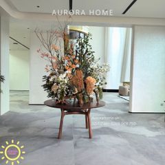 Set bình hoa giả lớn trang trí đại sảnh Winter in Heart