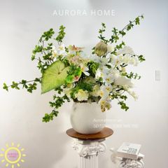 Bình hoa lụa đại sảnh lớn Thanh Yên