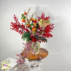 Bình hoa lụa để bàn Niko trang trí Tết