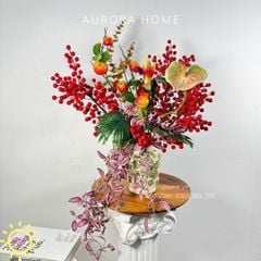 Bình hoa lụa để bàn Niko trang trí Tết