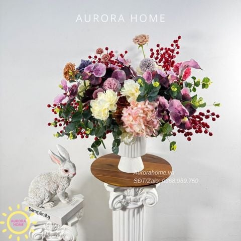 Bình hoa lụa để bàn Homenio Homenio
